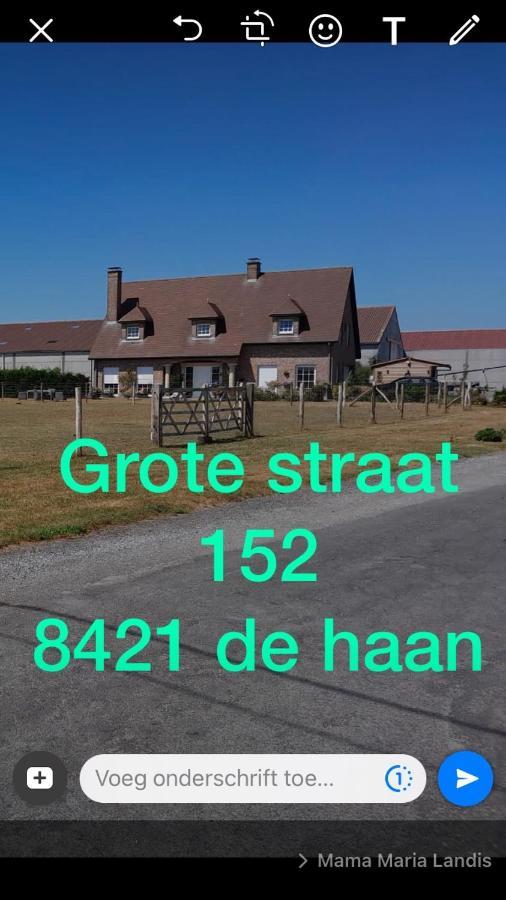 Casa Matteo De Haan Grote Straat 152 Bed & Breakfast Vlissegem Exterior photo